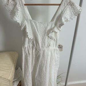 Altar'd State White Eyelet Dress